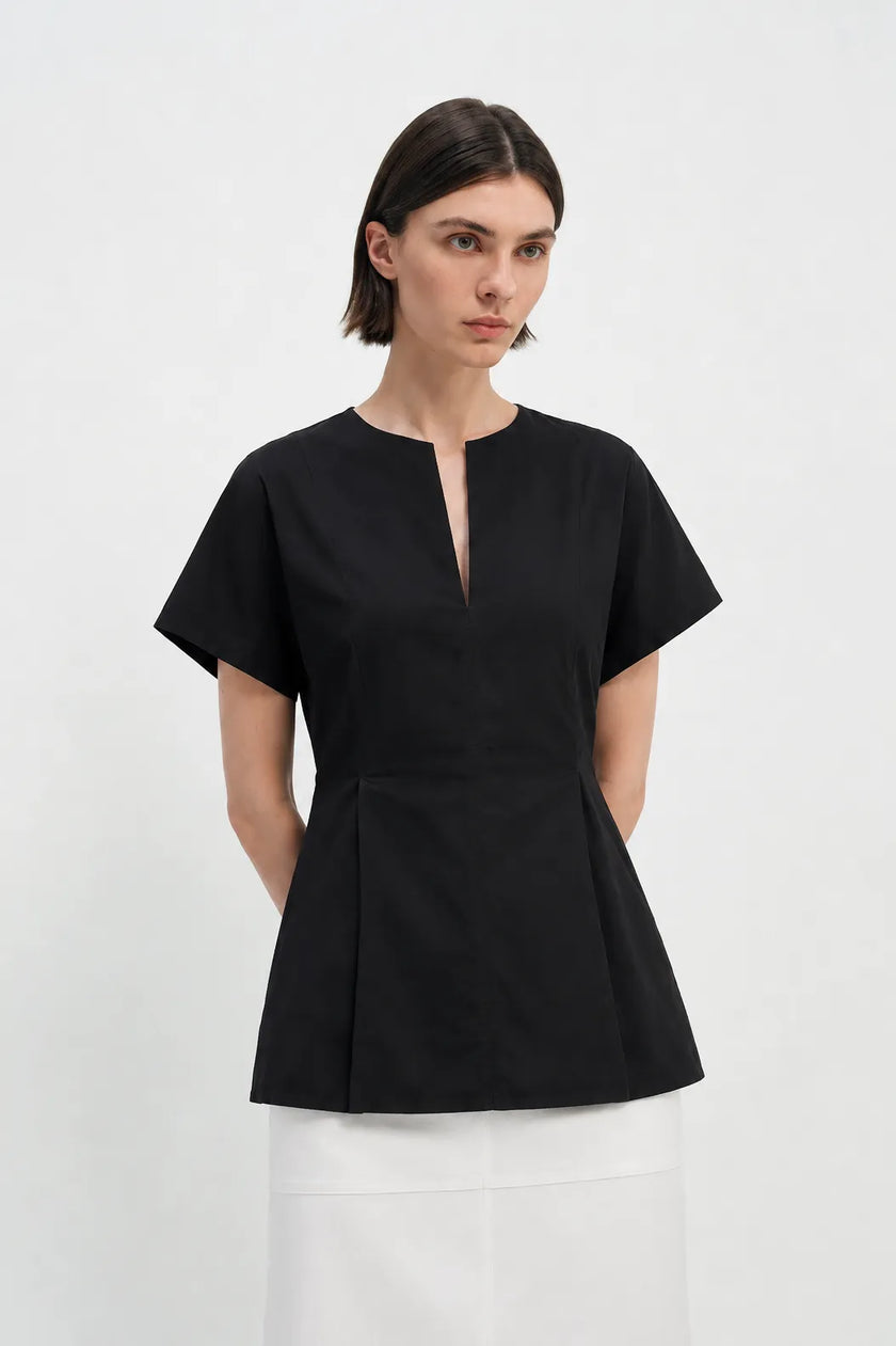 Rosine Fitted Waist Shirt