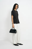 Rosine Fitted Waist Cotton Shirt