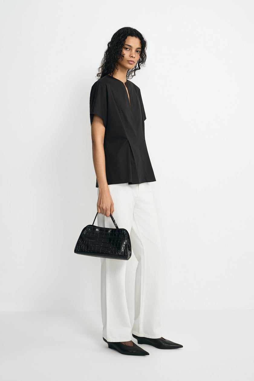 Rosine Fitted Waist Cotton Shirt