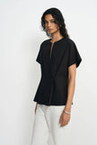 Rosine Fitted Waist Cotton Shirt