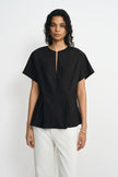 Rosine Fitted Waist Cotton Shirt