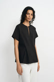 Rosine Fitted Waist Cotton Shirt