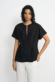 Rosine Fitted Waist Cotton Shirt