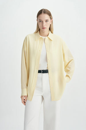 Naya Button Down Shirt-Italian Straw