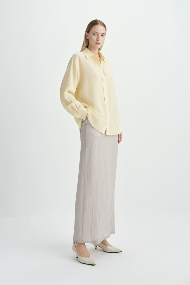 Naya Button Down Shirt-Italian Straw
