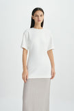 Orla Short Sleeve Crewneck Top-Cloud