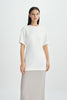 Orla Short Sleeve Crewneck Top-Cloud