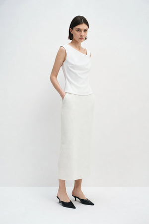 Marea Twist Strap Top Cloud