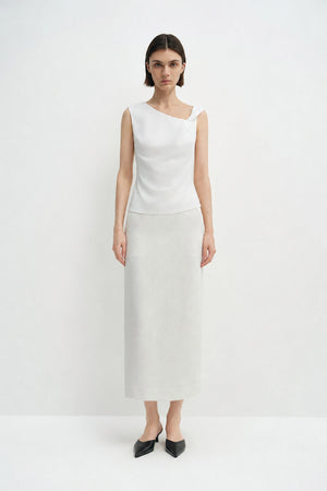 Marea Twist Strap Top Cloud