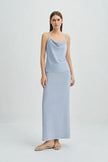 Aela Drape Neck Cami Top Chambray