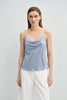 Aela Drape Neck Cami Top Chambray