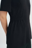 Aveline Cinched Waist Top Black