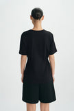 Aveline Cinched Waist Top Black