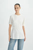Aveline Cinched Waist Top Pearl