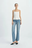 Coria Open Back Cami Top Egret