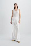 Brisa Sheer Textured Tank Marshmallow