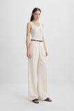 Brisa Sheer Textured Tank Marshmallow