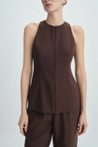 Lustrelle Hook & Eye Detailed Front Top
