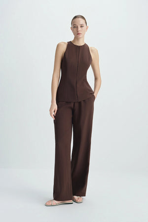 Lustrelle Hook & Eye Detailed Front Top