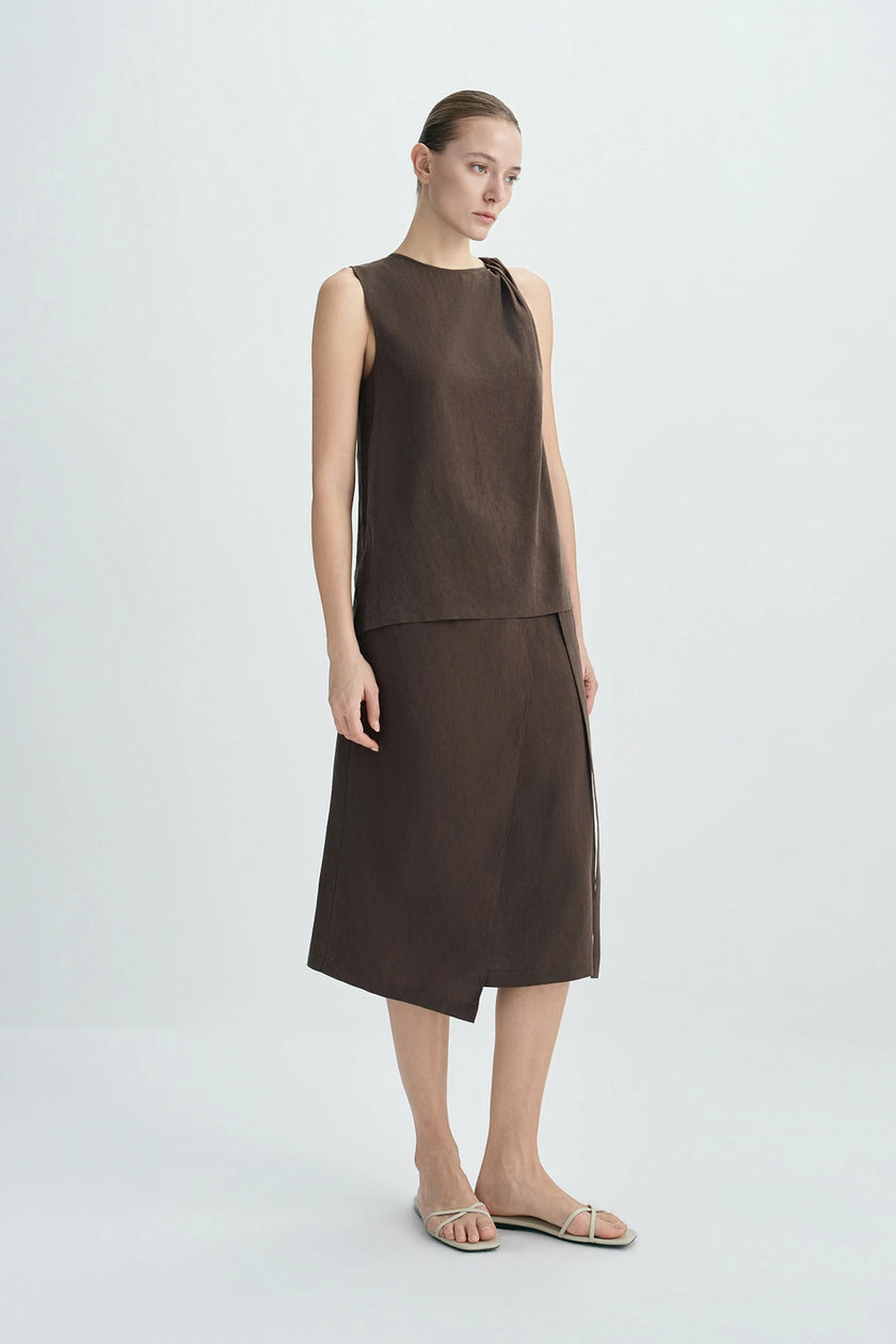 Neroli Twist Shoulder Top