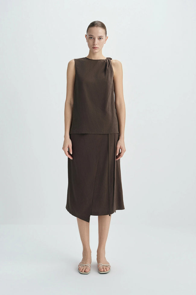 Neroli Twist Shoulder Top