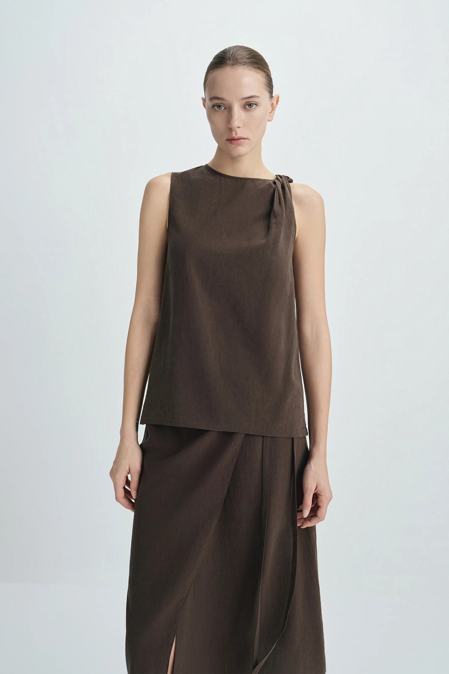 Neroli Twist Shoulder Top