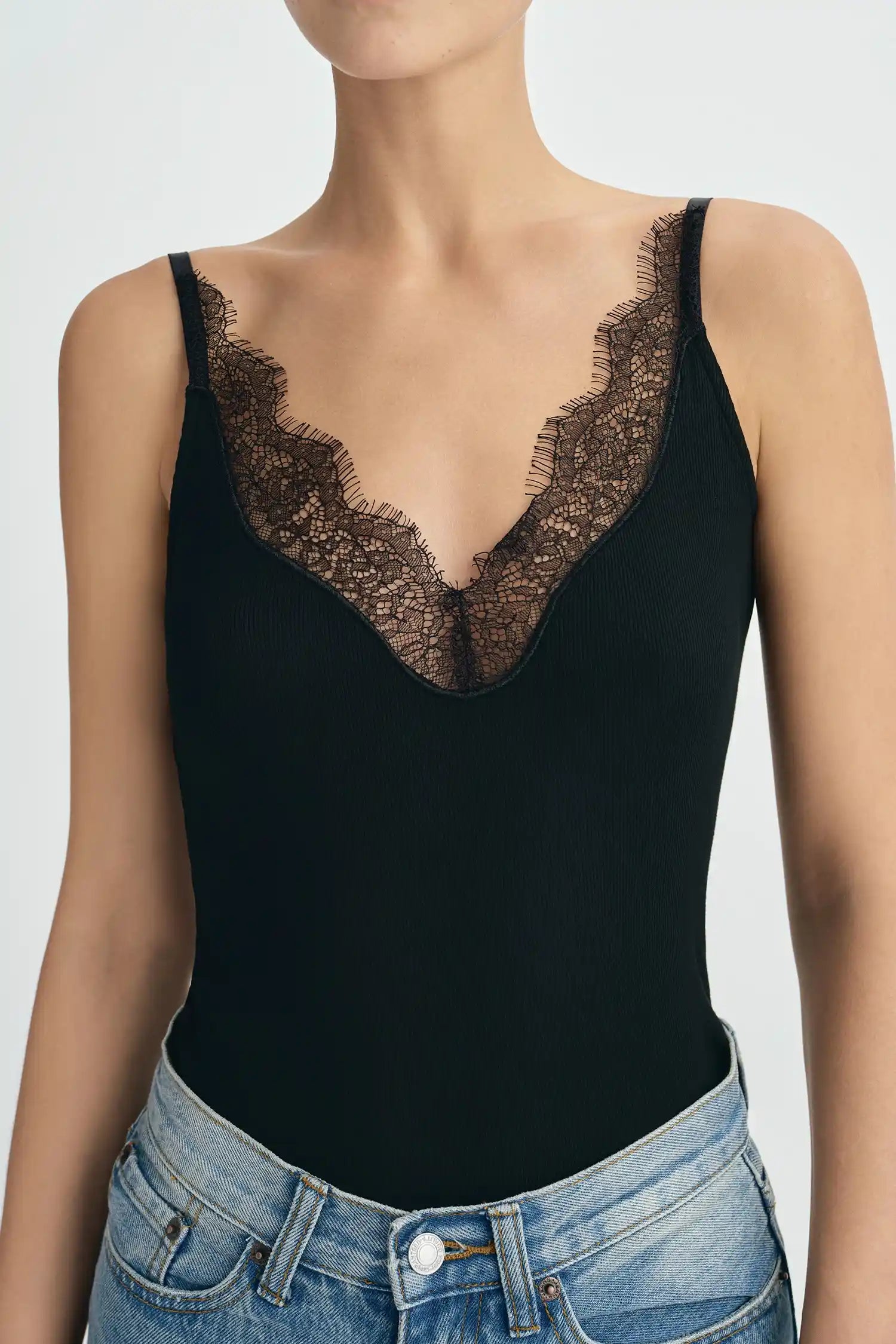 Auriane Lace Insert Cami Top