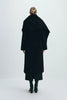 Grand Scarf Coat Black