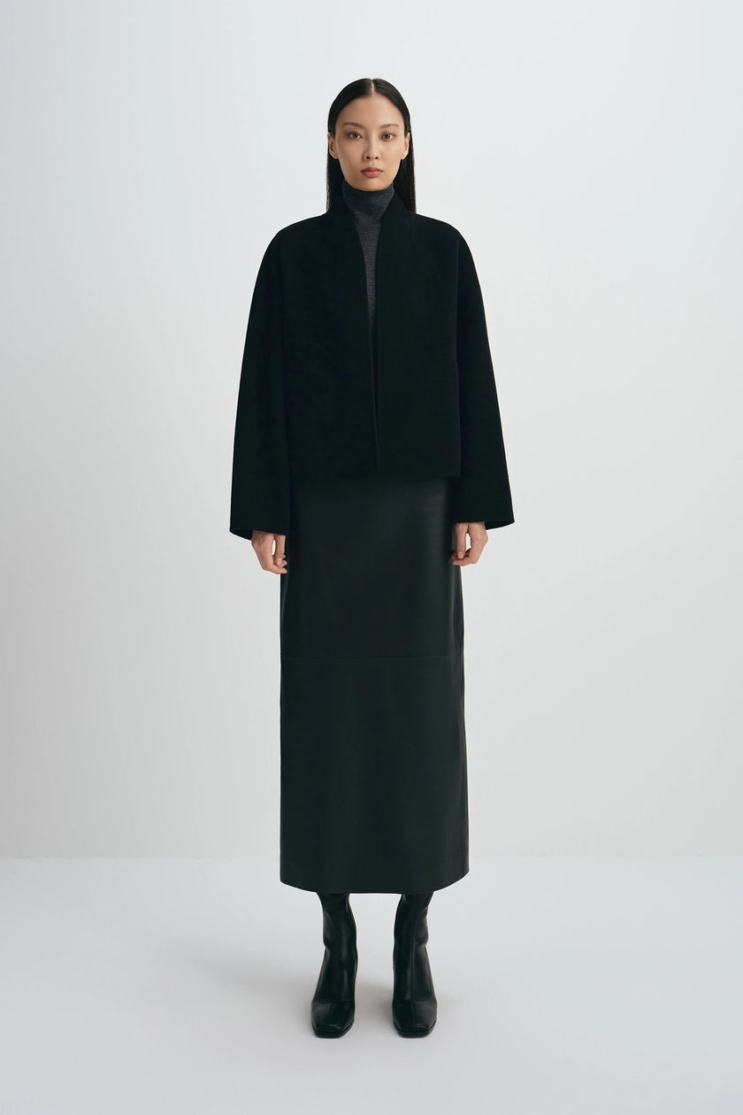 Jaurès Shawl Collar Jacket Black