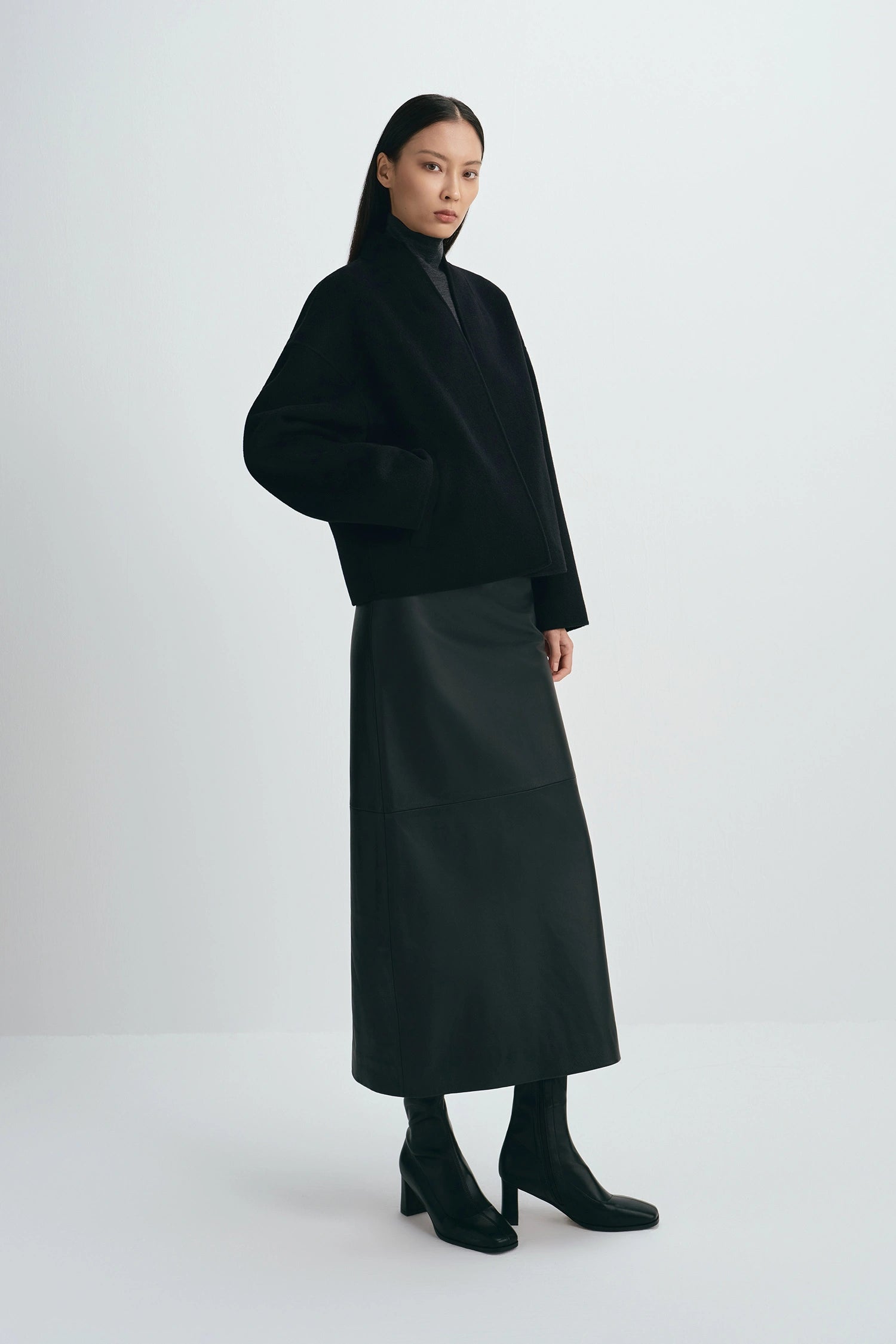 Jaurès Shawl Collar Jacket Black