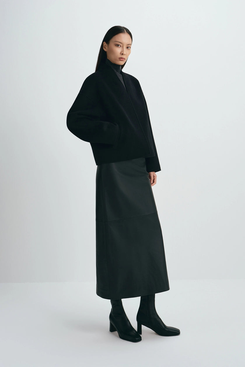 Jaurès Shawl Collar Jacket Black