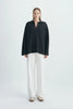 Crémieux Boxy Polo Sweater Cinder