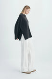 Crémieux Boxy Polo Sweater Cinder