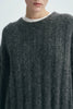 Vendome Wide Rib Boxy Sweater Cinder