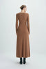 Mignet Midi Sweater Dress Tobacco
