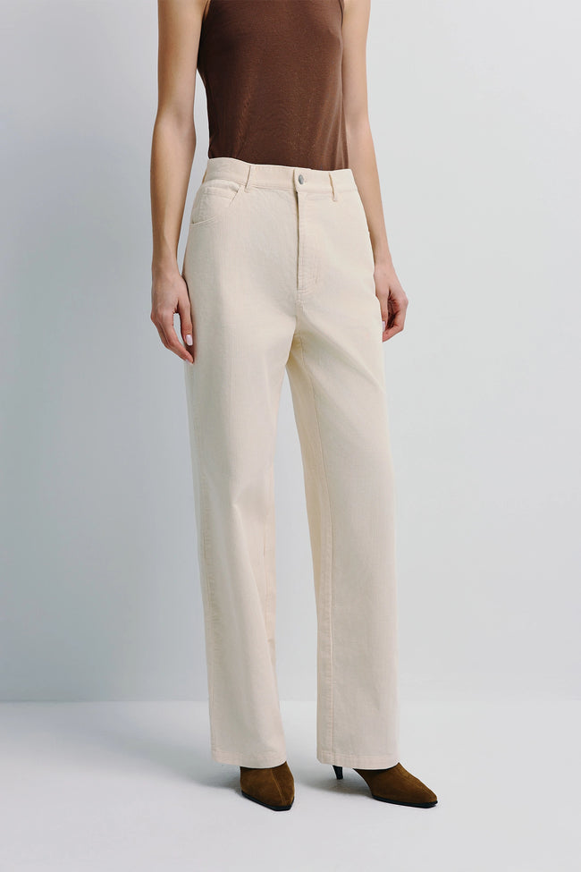 Maris Corduroy Pant Creme