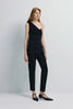 Morris Cropped Slim Pant Black