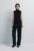 Neil Pleated Waist Pant Black