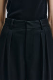 Neil Pleated Waist Pant Black