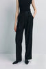 Neil Pleated Waist Pant Black
