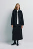 Bex Open Side Midi Skirt Black