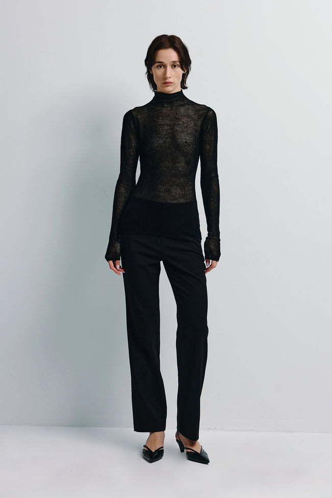 Lenn Straight Leg Pant Black