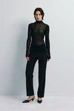 Lenn Straight Leg Pant Black