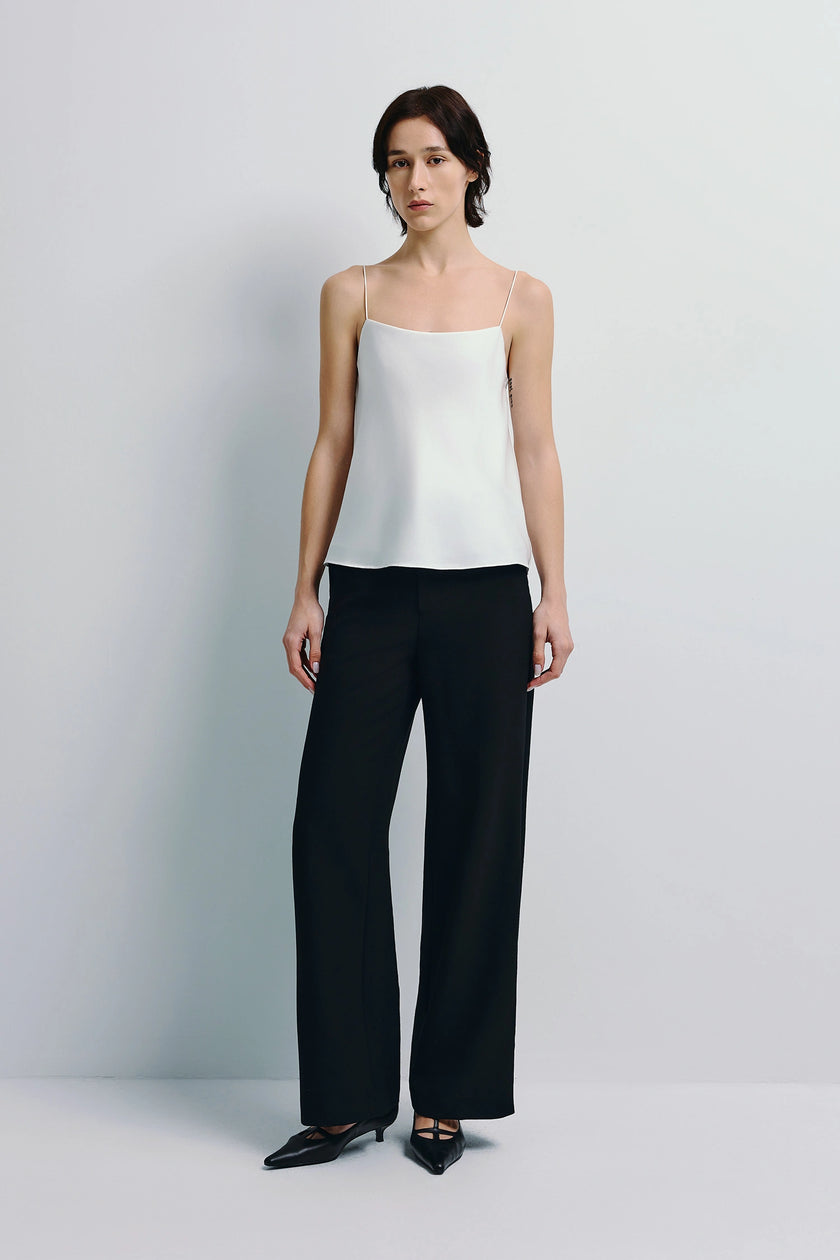 Merce Straight Leg Pant Black