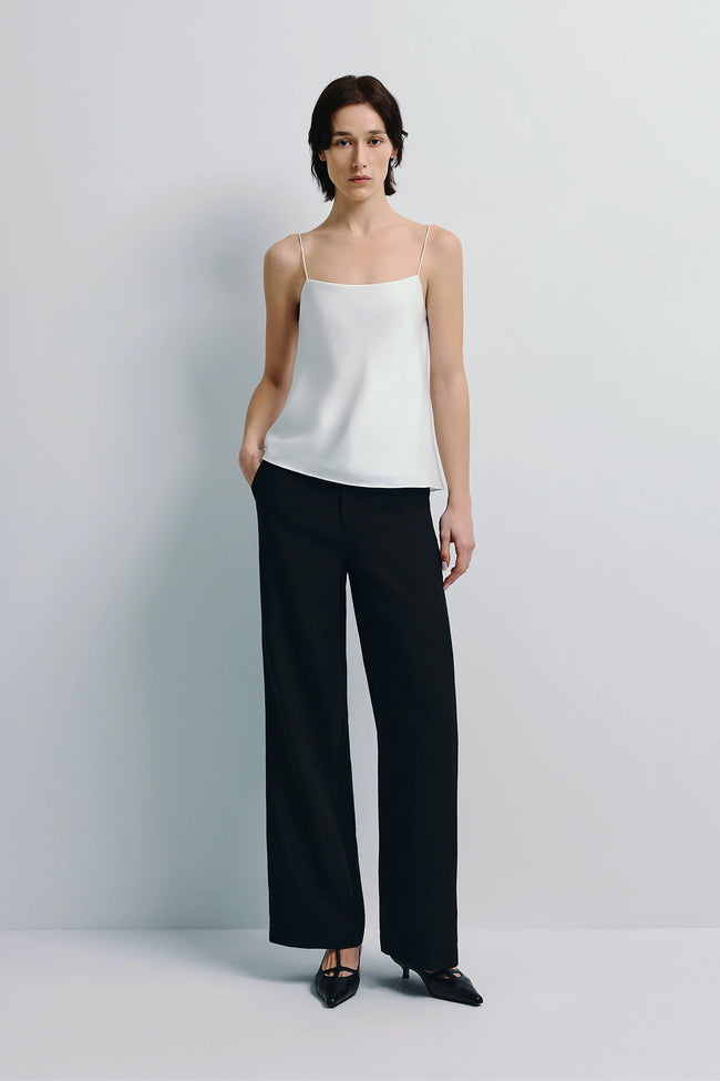 Merce Straight Leg Pant Black