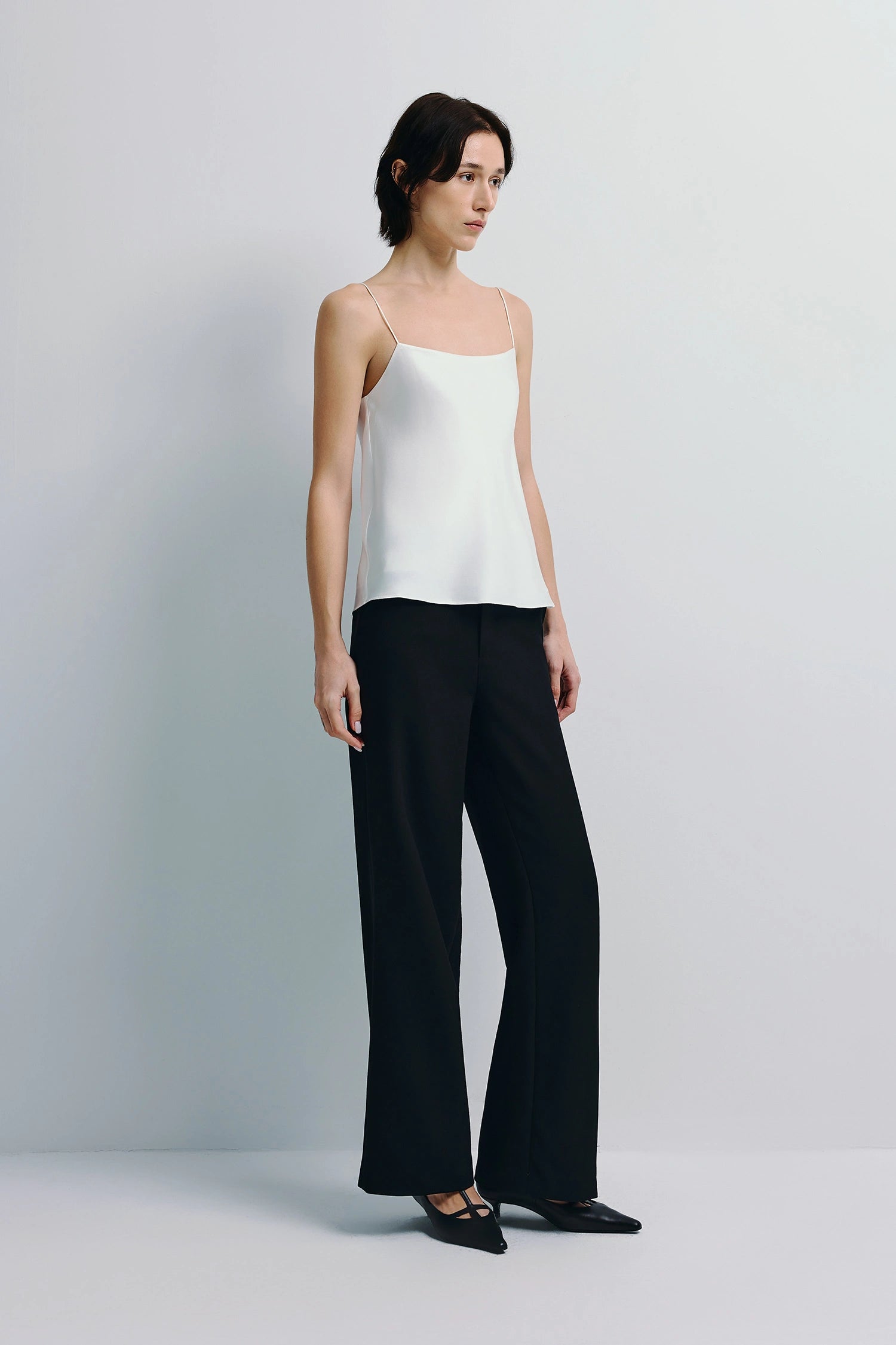 Merce Straight Leg Pant Black