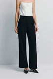Merce Straight Leg Pant Black