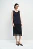 Viv Double Layered Organza Skirt Black