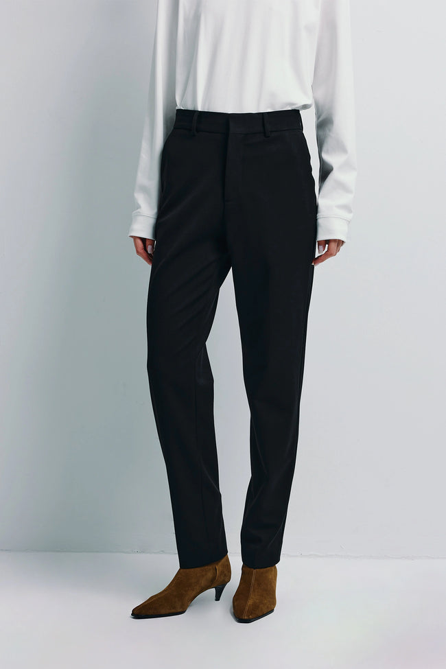 Nessa Slim Leg Pant Black