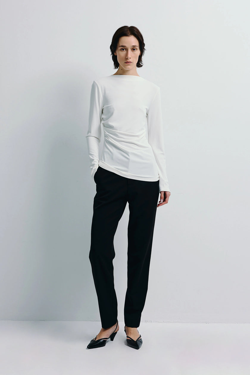 Nessa Slim Leg Pant Black